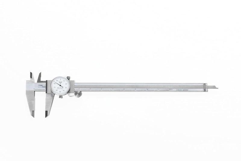 PEC TOOLS PEC Dial Caliper 0-12 Inch, Stainless Steel Precision Measuring Tool with Shock-Proof Dial, High Accuracy ±0.001" - Image 2